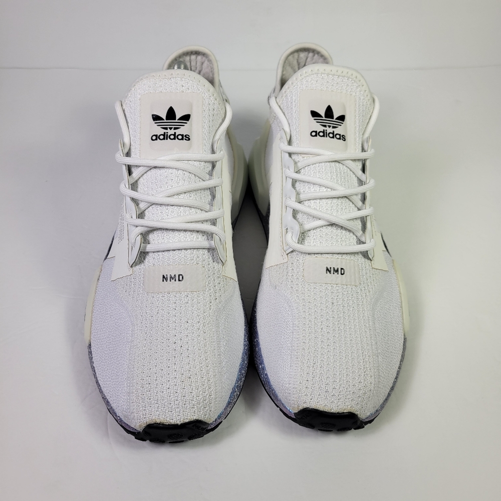 Adidas Originals Men NMD R1 V2 White Speckled Sneakers Sz 8 [GX5163] - Picture 3 of 9